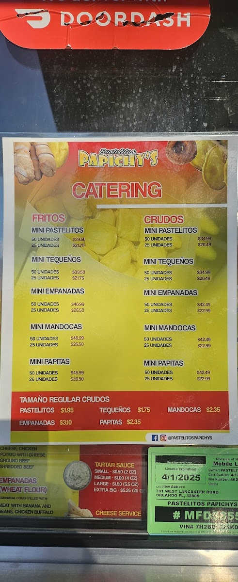 Pastelitos Papichys Tampa Menu - Image 4
